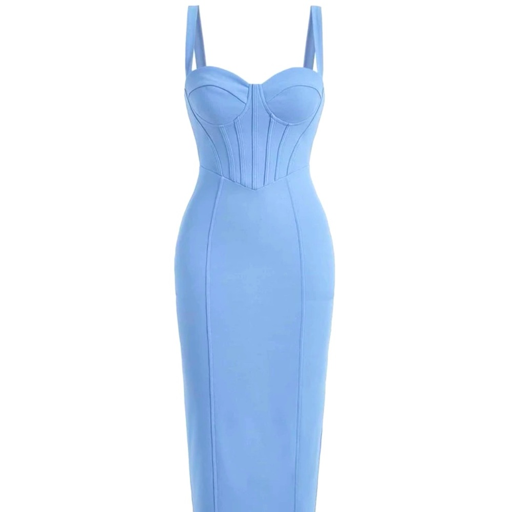 Belle Split Back Bodycon Dress